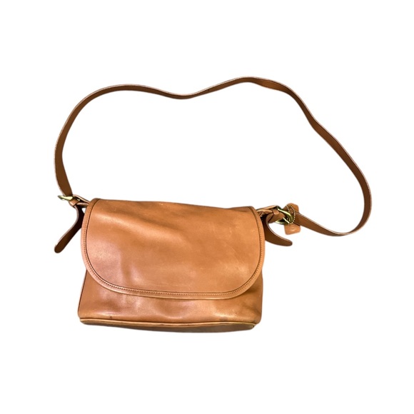 Vintage 90's Coach Fletcher Brown Leather Bag - Picture 4 of 6